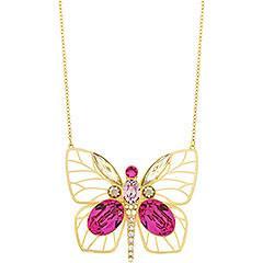 Swarovski Bloom Long Butterfly Pendant
