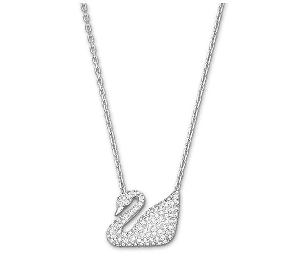 Swarovski Swarovski Swan Necklace White Rhodium-plated