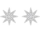 Swarovski Swarovski Fizzy Pierced Earrings White Rhodium-plated