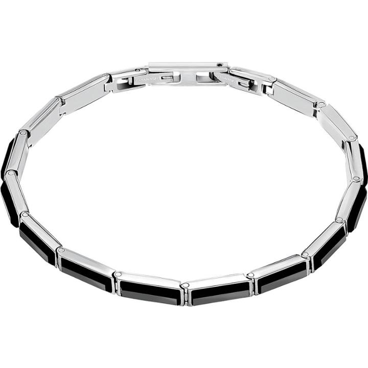 Swarovski Govern Bracelet, Black, Stainless Steel