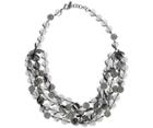 Swarovski Swarovski Just Iris Necklace, Palladium Plating Gray Rhodium-plated