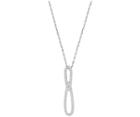 Swarovski Swarovski Creativity Knot Pendant White Rhodium-plated