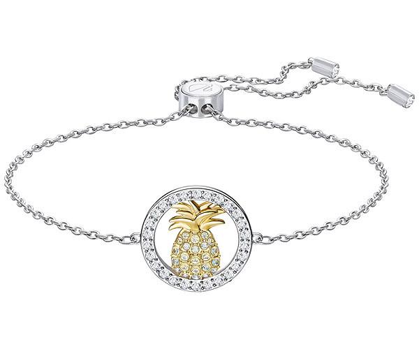 Swarovski Swarovski Lena Pineapple Bracelet, White, Mixed Plating White
