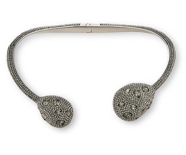 Swarovski Swarovski Atelier Swarovski Core Collection, Moselle All-around Choker Gray Rhodium-plated