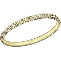 Swarovski Stone Mini Gold Bangle, M