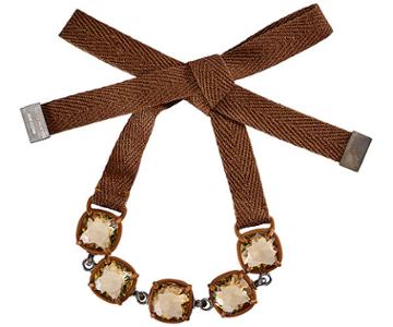 Swarovski Swarovski Atelier Swarovski By Rosie Assoulin, Jewel-y Mchue-y Bracelet Brown Rhodium-plated