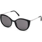 Swarovski Swarovski Sunglasses, Sk0168 - 01a, Black