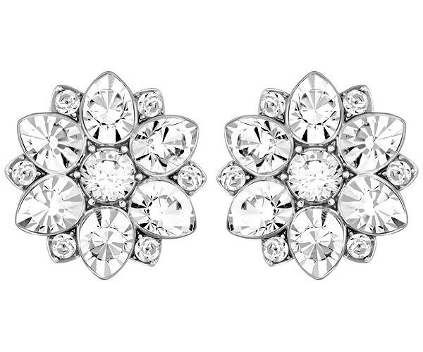 Swarovski Swarovski Celestial Pierced Earrings White Rhodium-plated