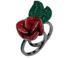 Swarovski Swarovski The Beauty And The Beast Stacking Ring Green Gold-plated