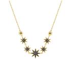 Swarovski Swarovski Firework Necklace Teal Gold-plated