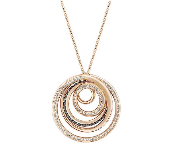 Swarovski Swarovski Dynamic Large Pendant Gray Rose Gold-plated