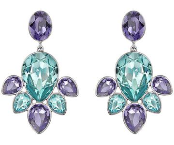 Swarovski Swarovski Eglantine Pierced Earrings  Rhodium-plated