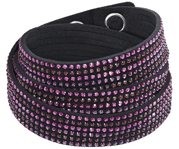 Swarovski Swarovski Slake Deluxe Triple Wrap Bracelet Dark Multi