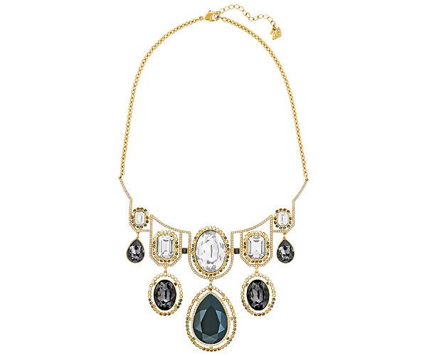 Swarovski Swarovski Darling Large Necklace Dark Multi Gold-plated