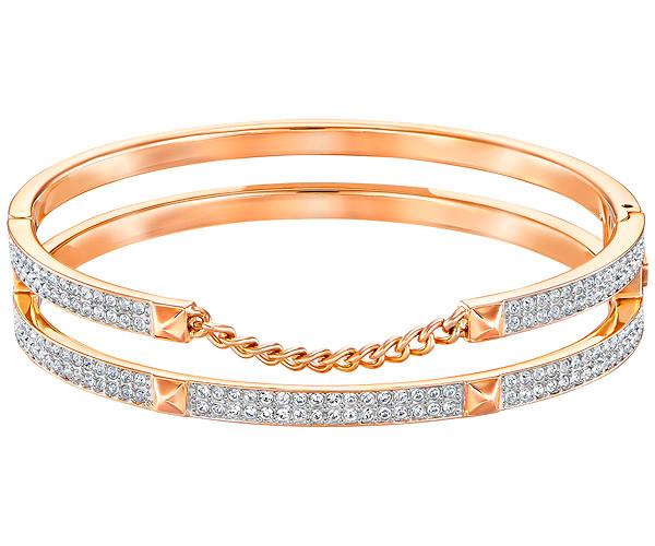 Swarovski Swarovski Fiction Bangle White Rose Gold-plated