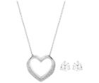 Swarovski Swarovski Cupidon Set White Rhodium-plated