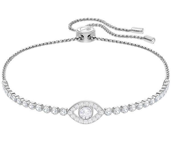 Swarovski Swarovski Subtle Evil Eye Bracelet, White, Rhodium Plating White Rhodium-plated