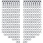 Swarovski Fit Short Pierced Earrings, White, Palladium Plating