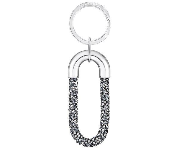 Swarovski Swarovski Crystaldust Key Ring, Gray  Stainless Steel
