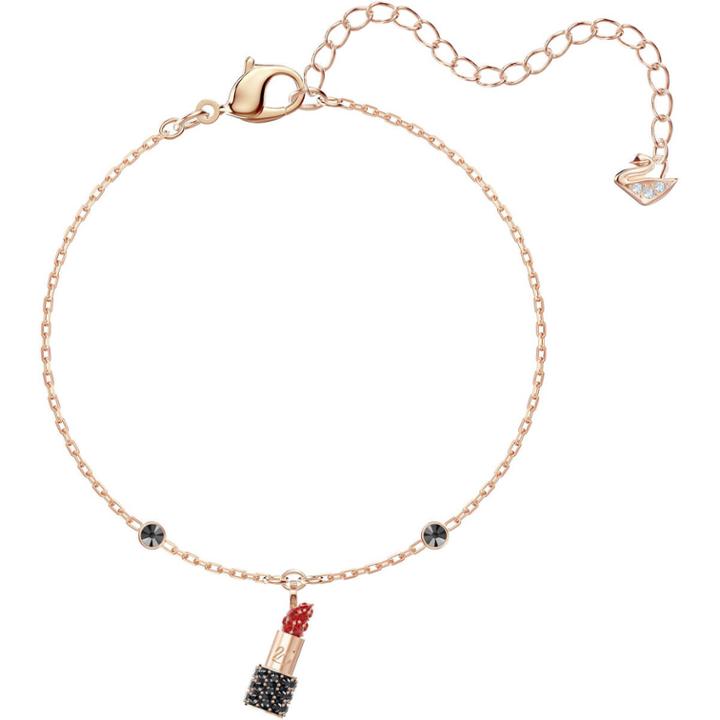 Swarovski Mine Lipstick Bracelet, Multi-colored, Rose Gold Plating