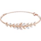 Swarovski Mayfly Bangle, White, Rose Gold Plating