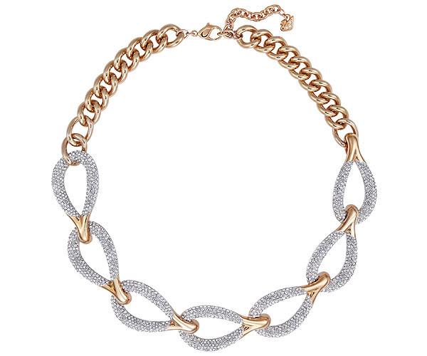 Swarovski Swarovski Every All-around Links Necklace White Rose Gold-plated