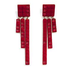 Swarovski Viktor And Rolf Velvet Rock Chandelier Earrings