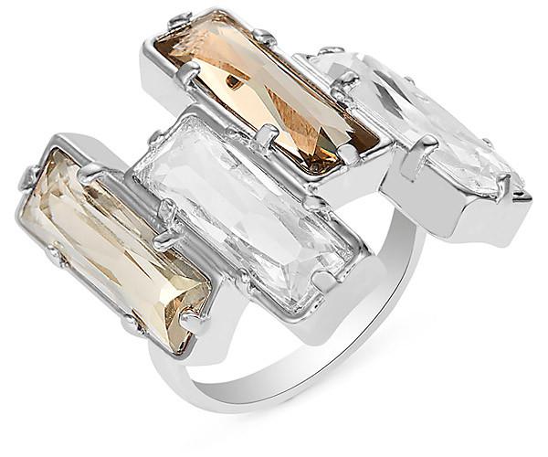 Swarovski Swarovski Nile Ring, Palladium Plating White Rhodium-plated