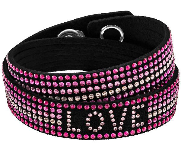Swarovski Swarovski Slake Xpress Love Bracelet, Multi-colored Dark Multi Stainless Steel