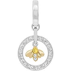 Swarovski Framed Bee Charm