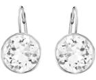 Swarovski Swarovski Bella Pierced Earrings White Rhodium-plated