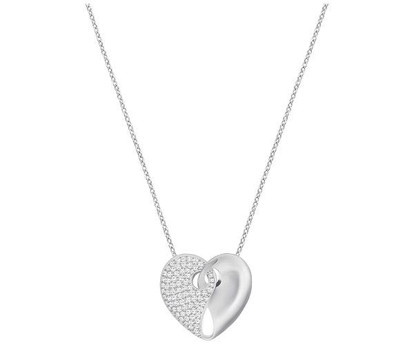 Swarovski Swarovski Guardian Necklace, Medium, White White Rhodium-plated