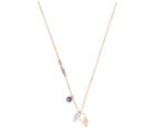 Swarovski Swarovski Duo Wing Pendant, Violet, Mixed Plating Violet Rose Gold-plated