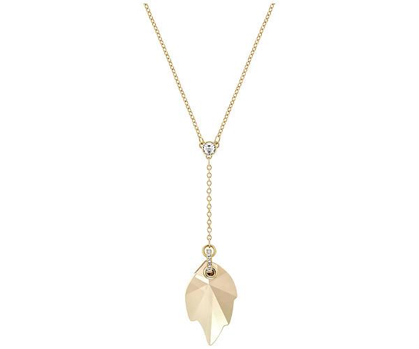 Swarovski Swarovski Medley Leaf Necklace Brown Gold-plated