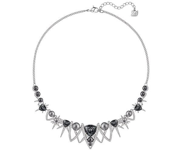 Swarovski Swarovski Fantastic Necklace Dark Multi Rhodium-plated