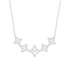 Swarovski Swarovski Sparkling Dance Star Necklace, Medium, White, Rhodium Plating White Rhodium-plated