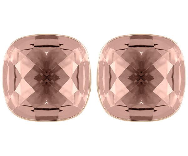 Swarovski Swarovski Lea Pierced Earrings Pink Rose Gold-plated