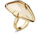 Swarovski Swarovski Chandelier Ring, Gold Plating Brown Gold-plated