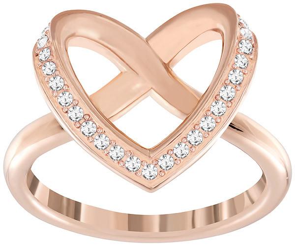 Swarovski Swarovski Cupidon Ring White Rose Gold-plated