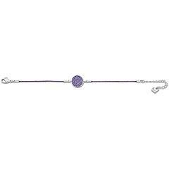 Swarovski Top Violet Cord Bracelet