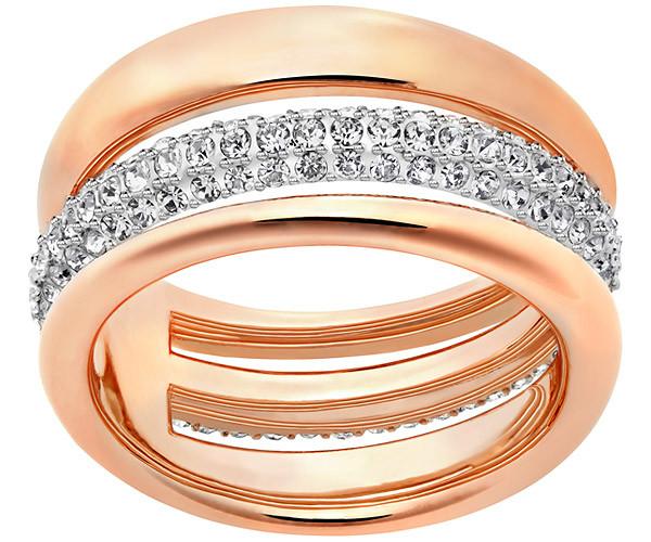 Swarovski Swarovski Exact Ring White Rose Gold-plated