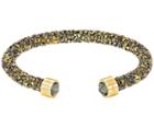 Swarovski Swarovski Crystaldust Cuff, Golden, Gold Plating Dark Multi Gold-plated