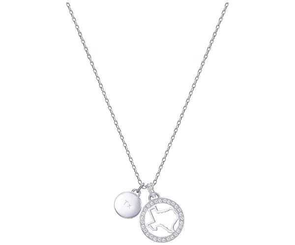 Swarovski Swarovski Lena Texas Pendant, White, Rhodium Plating White Rhodium-plated