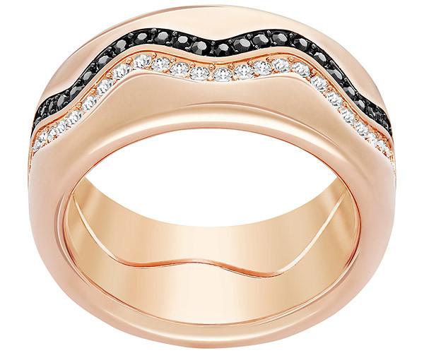Swarovski Swarovski Demi Ring Teal Rose Gold-plated