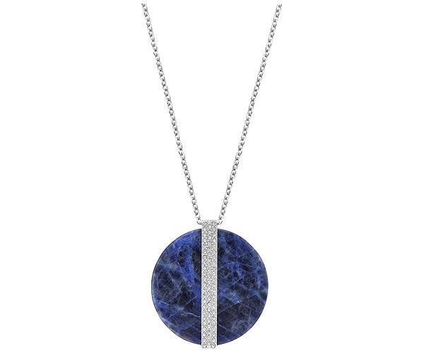 Swarovski Swarovski Disk Large Pendant White Rhodium-plated