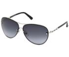 Swarovski Swarovski Fascinatione Black Sunglasses  Rhodium-plated