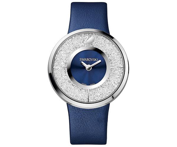 Swarovski Swarovski Crystalline Dark Blue Watch White