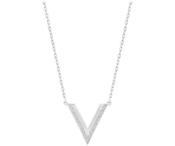 Swarovski Swarovski Delta Small Necklace White Rhodium-plated