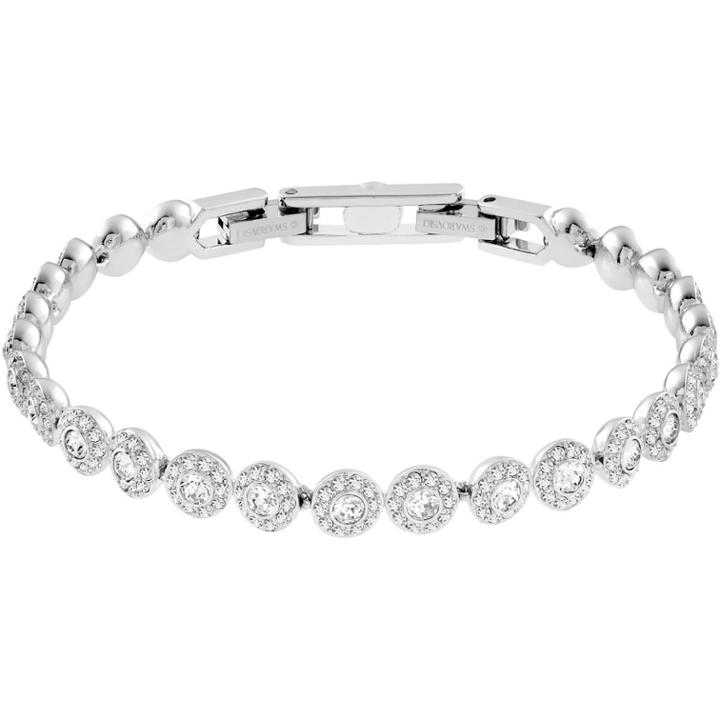 Swarovski Angelic Bracelet, White, Rhodium Plating