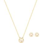 Swarovski Bella V Set, Golden, Gold Plating